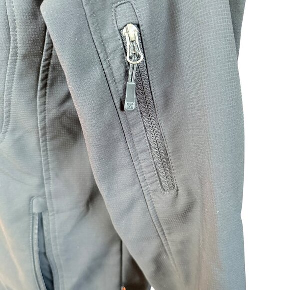 Free Country long sleeve zip up soft-shell fleece lined jacket windbreaker small - Picture 8 of 13